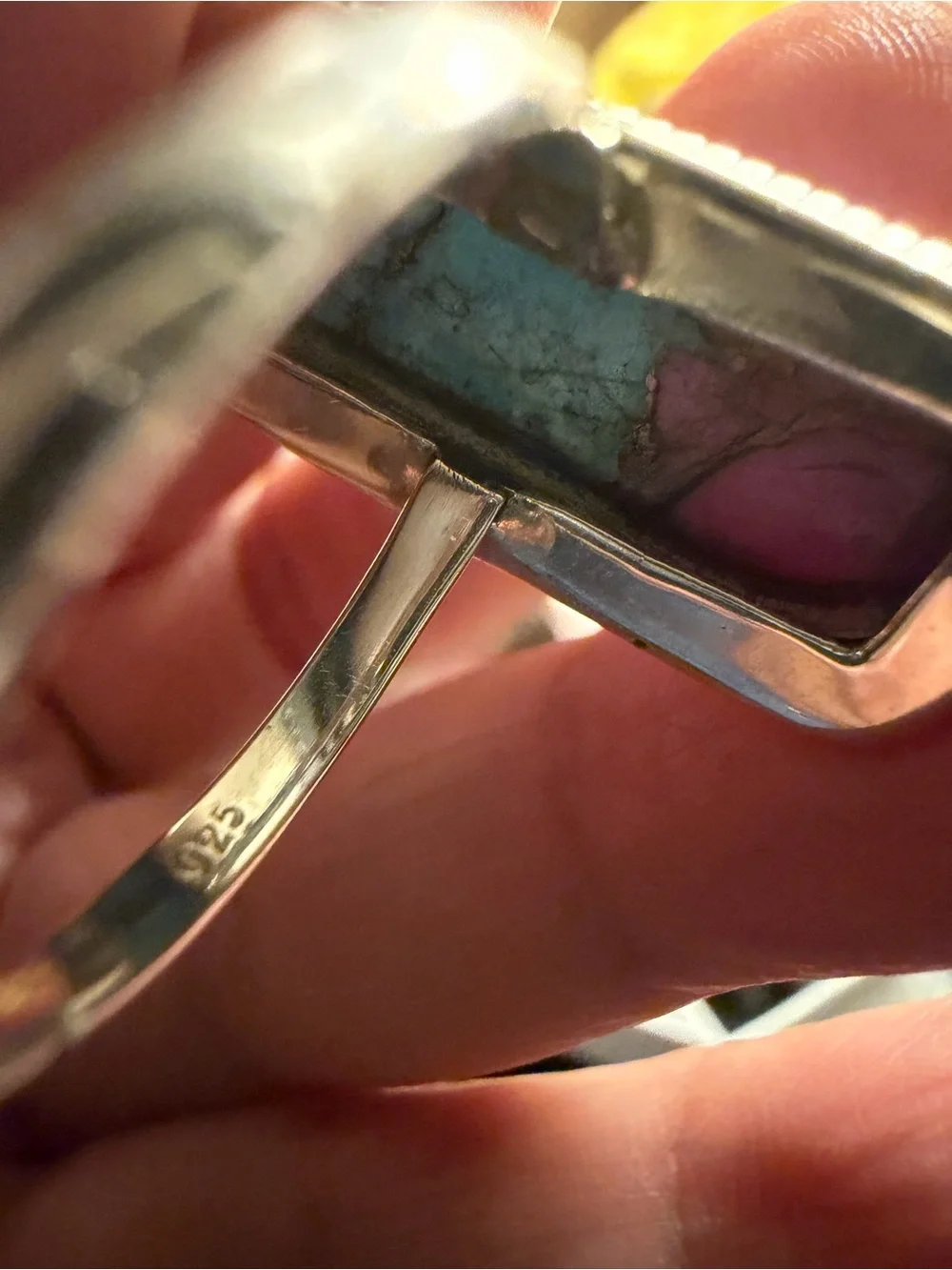 Sterling Silver Cotton Candy 925 Size 8 New Ring Gift